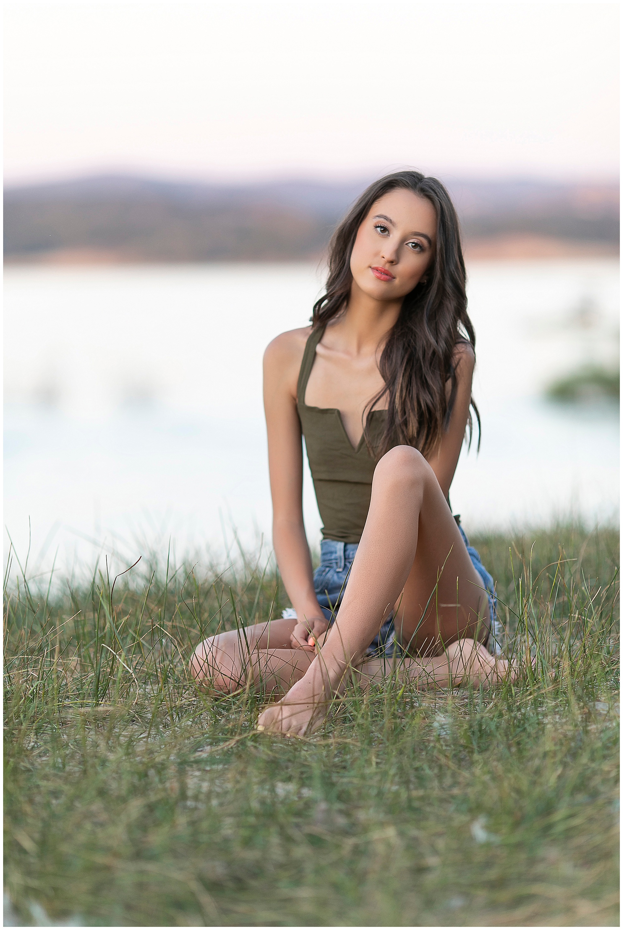 Lauren Oak Ridge High School Senior Portraits At Folsom Lake In Granite Bay