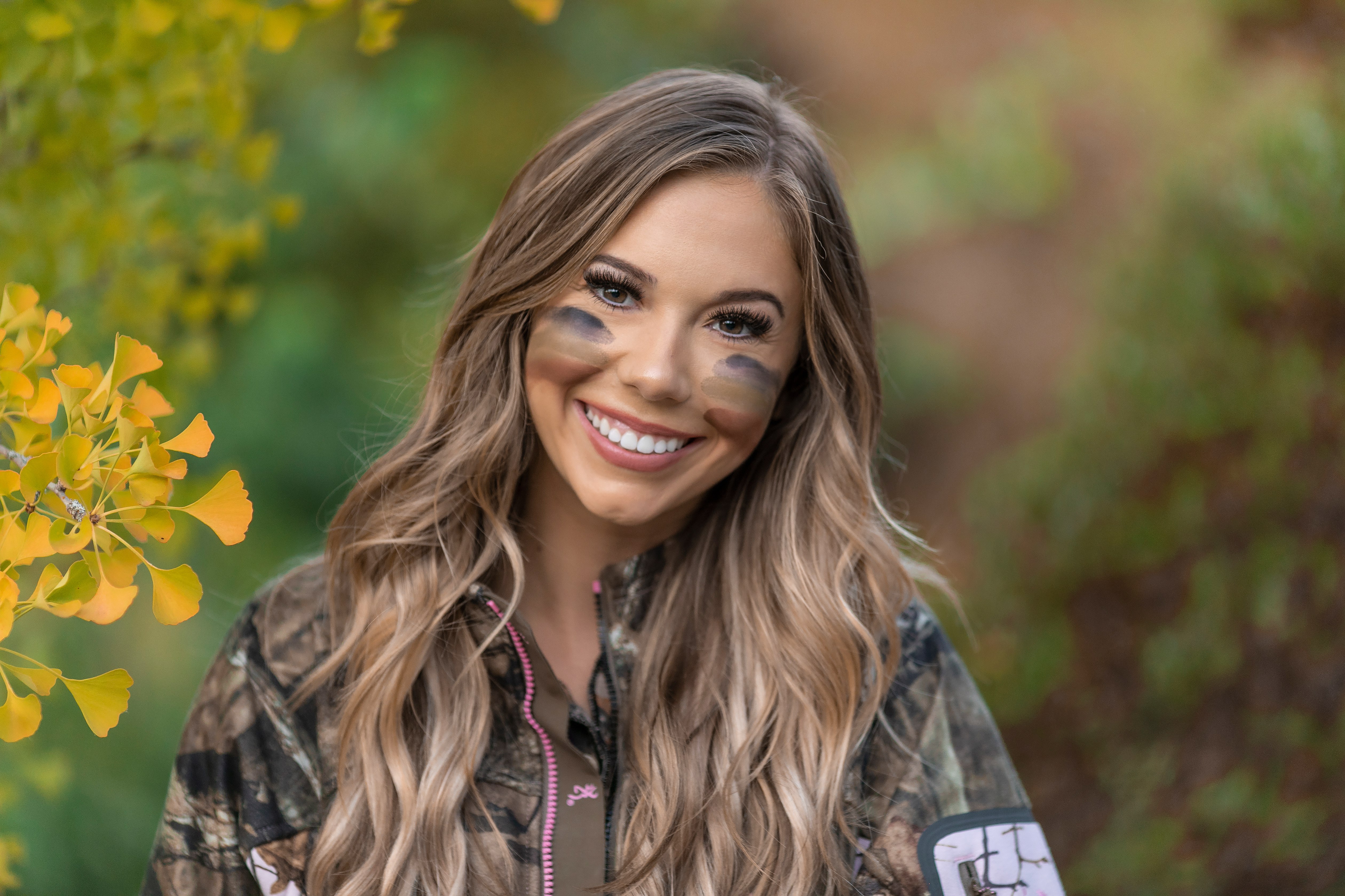 Teen girl in duck hunting gear and camo  