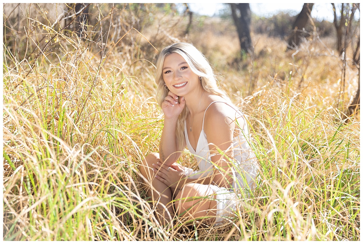 Teen Girl in grassy field